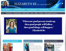 Tablet Screenshot of elizabethre.com.au